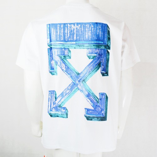 Off-White Blue Marker Arrows Tee